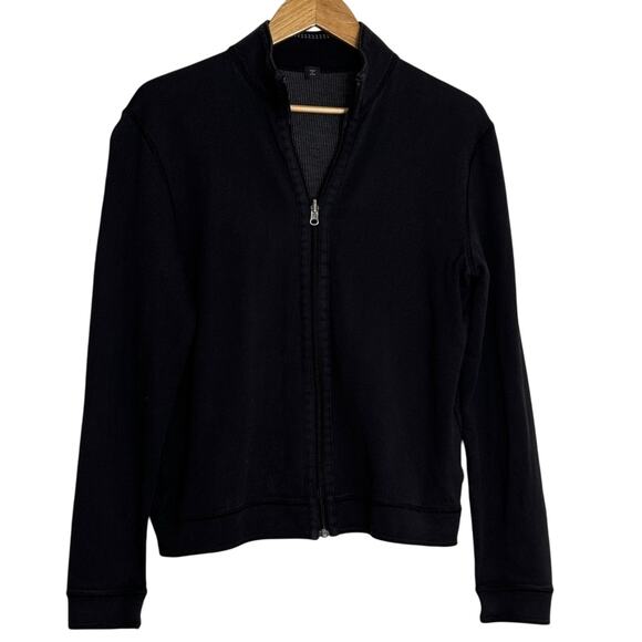 Hugo Boss Track Mens Shepherd Reversible Full Zip Jacket Black Rare Size M
